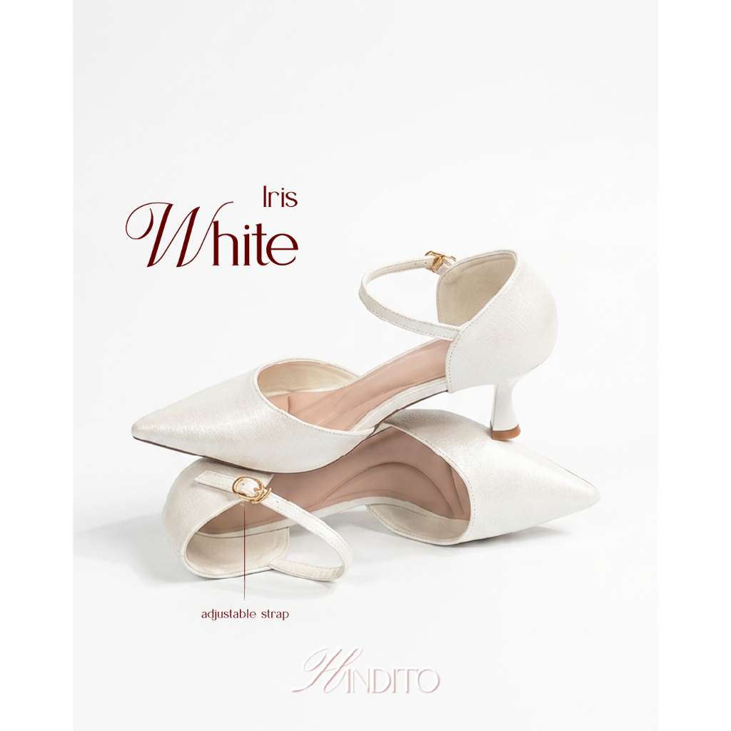 Hindito - Iris Heels (7 CM) / Heels Wisuda / Kondangan / Pesta / Lamaran