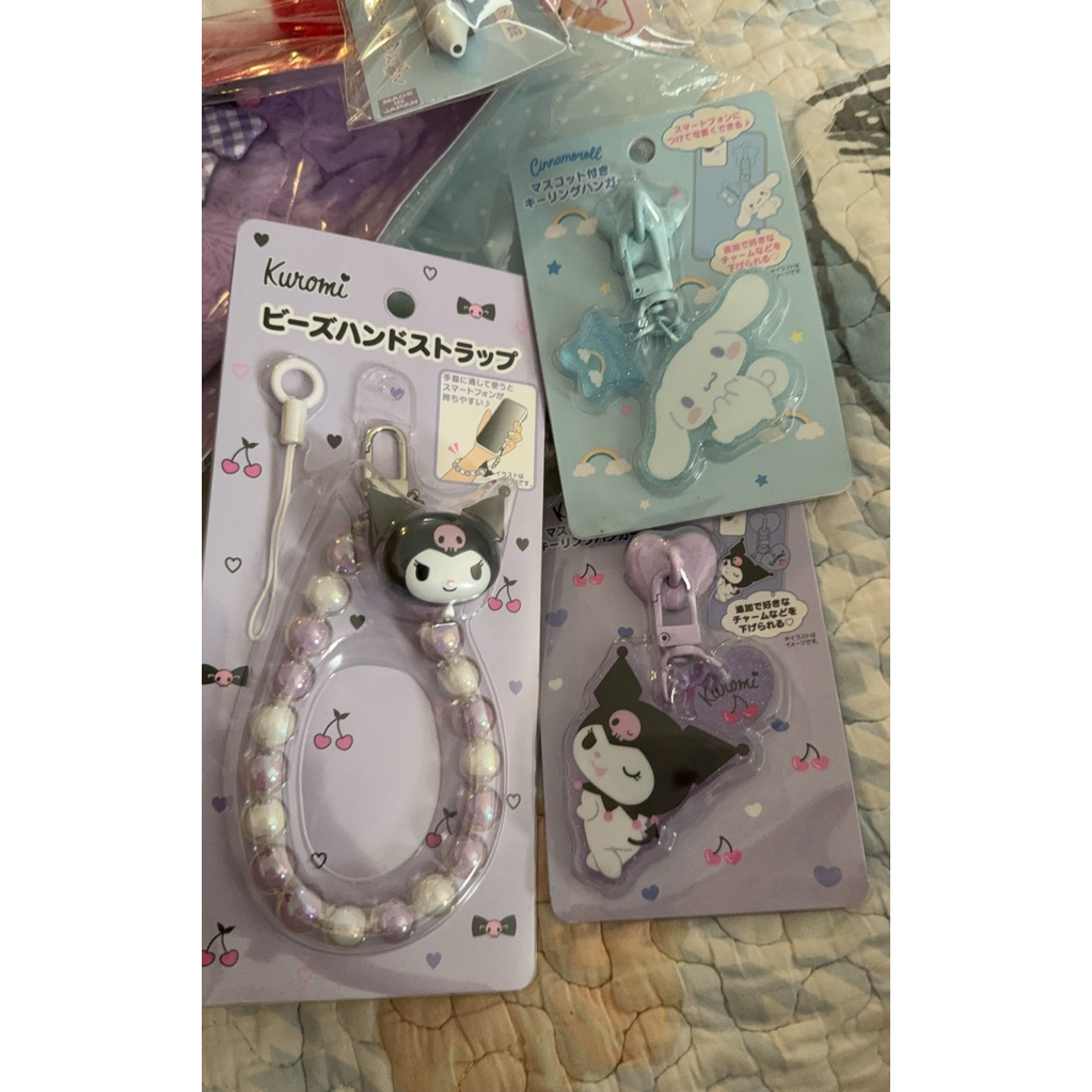 gantungan hp kuromi ori japan oleh oleh japan phone strap/ charm