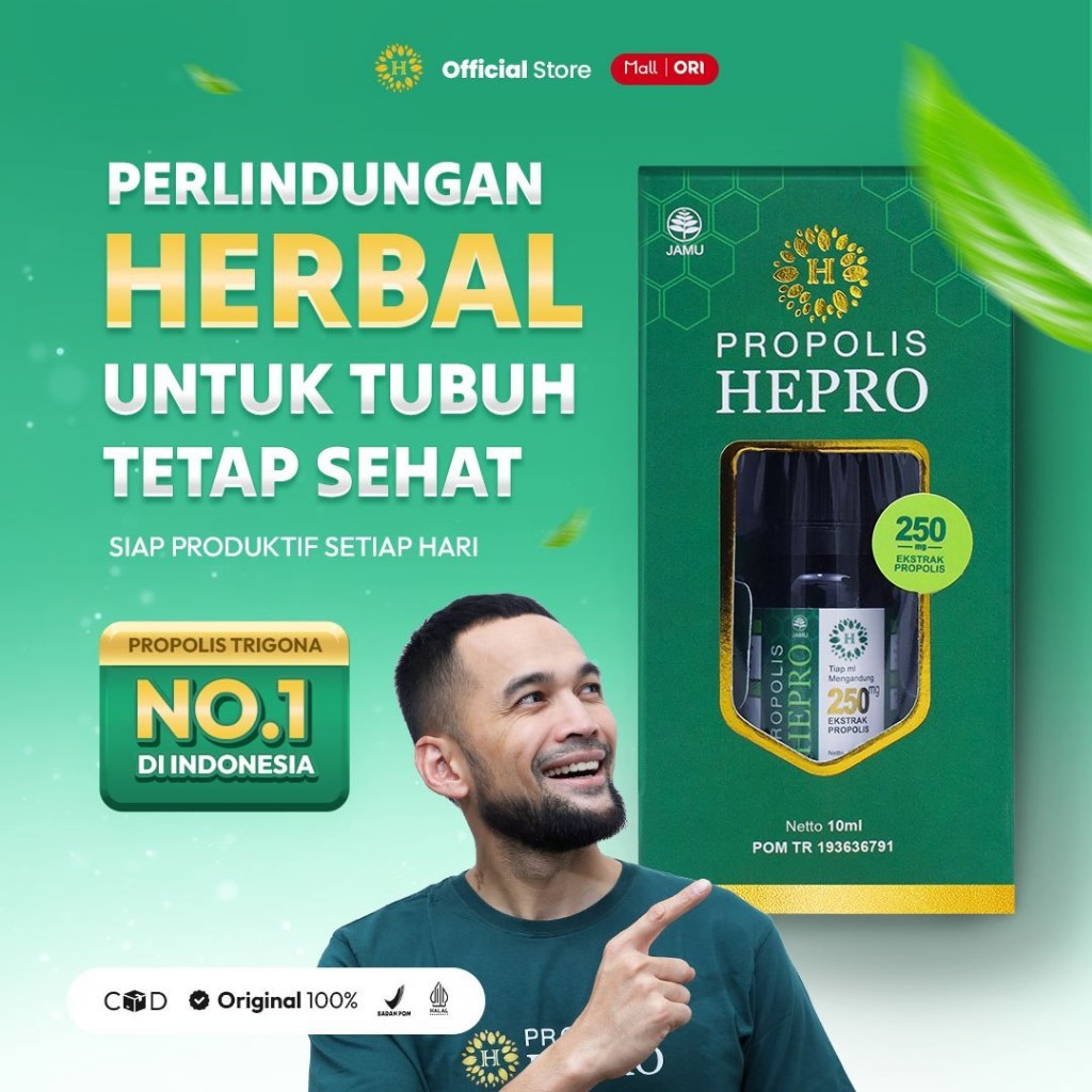 Hepro Propolis Original – Kualitas Terjaga, Khasiat Maksimal