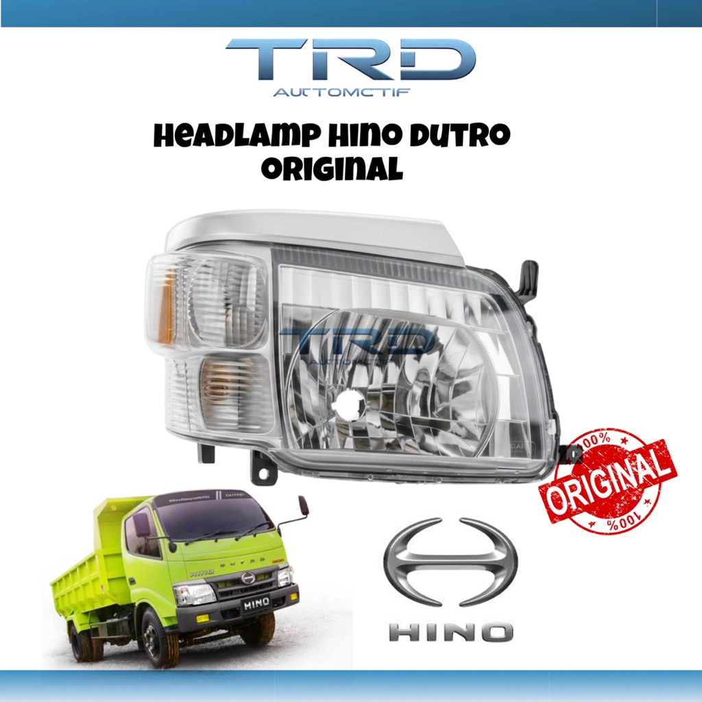 headlamp lampu depan hino dutro original lampu depan mobil hino dutro kanan atau kiri ori lampu utam