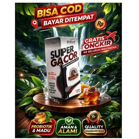 Super Gacor Probiotik Murai Kicau Penggacor Stamina Doping