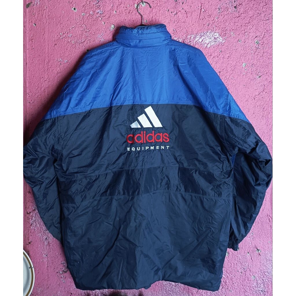 Parka tebal adidas equipment big logo center
