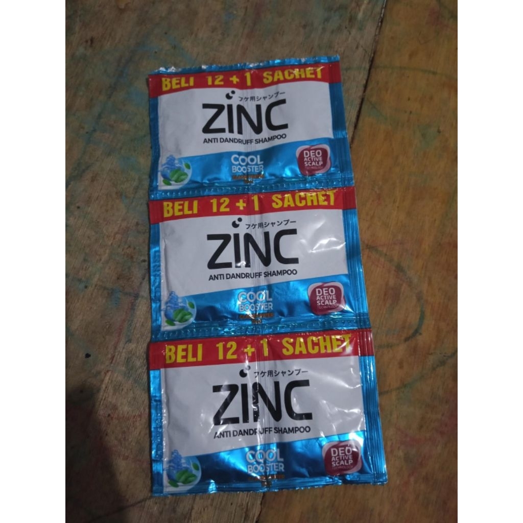 3 sachet x 10 ml zinc sachet shampo sabun mandi sabun cuci piring