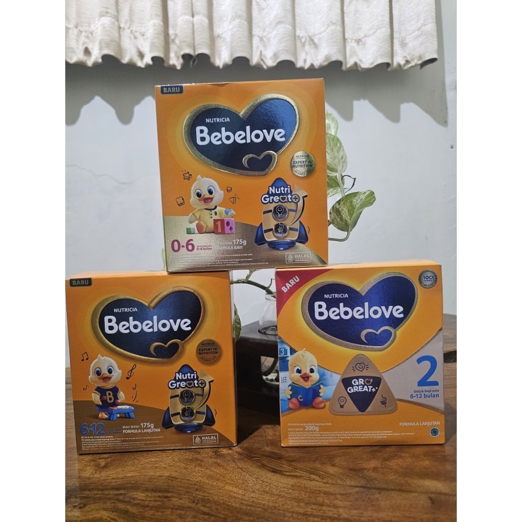 SUSU FORMULA BAYI BABY BEBELOVE 0 6 175 GRAM/ 6 12 BULAN 175 GRAM DAN 200 GRAM
