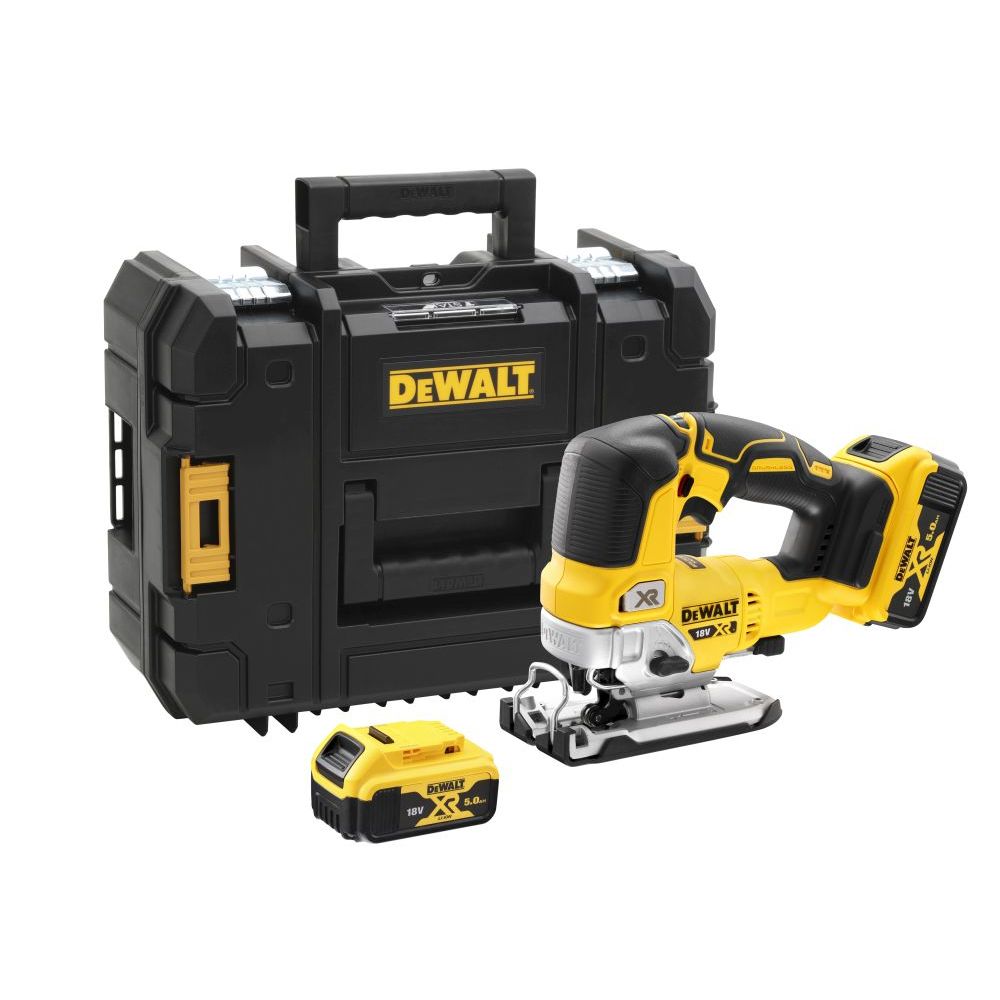 Dewalt Mesin Gergaji Jigsaw Cordless 20 Volt Dcs334p2-kr - Kuning Cordless Jigsaw
