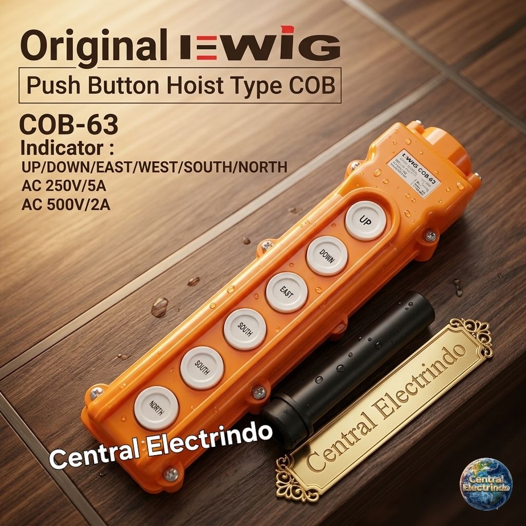 Push Button Hoist 6 Tombol COB-63 EWIG.