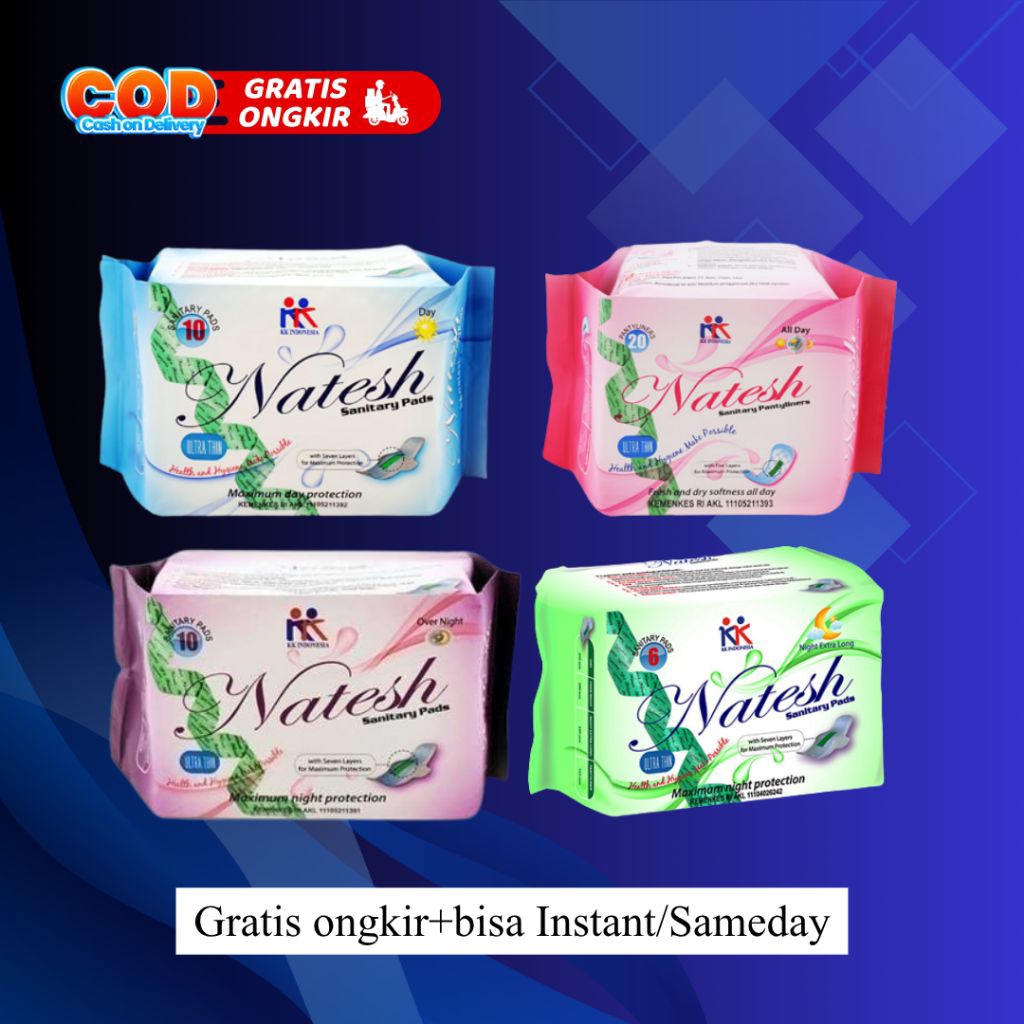Pembalut Natesh Day Night Panty Extra Long