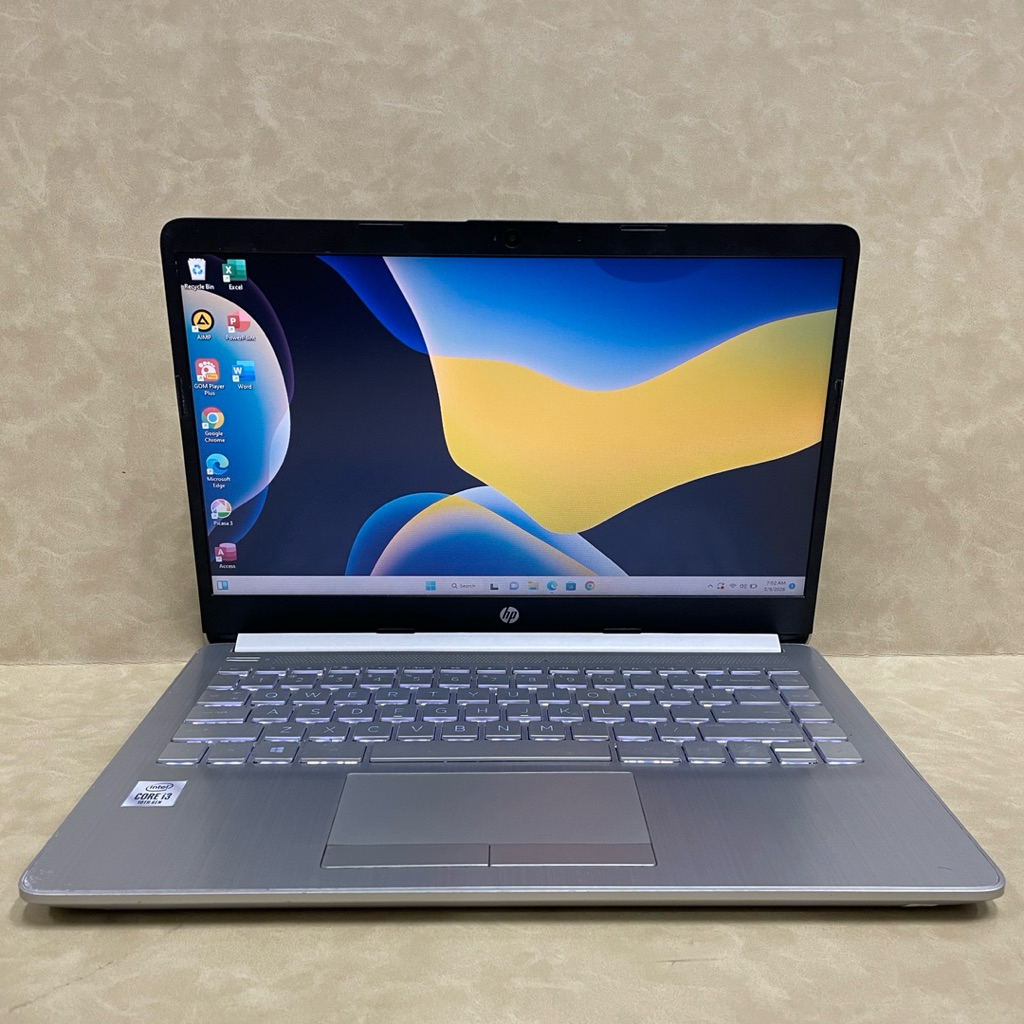 Laptop Second HP 14s-CF3076TU intel core i3-1005G1 RAM 8GB/SSD 256 GB 14”FHDIPS Slim Backlit normal