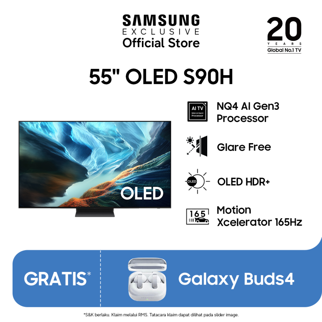 Samsung Smart TV 55" OLED S90H Samsung Vision AI