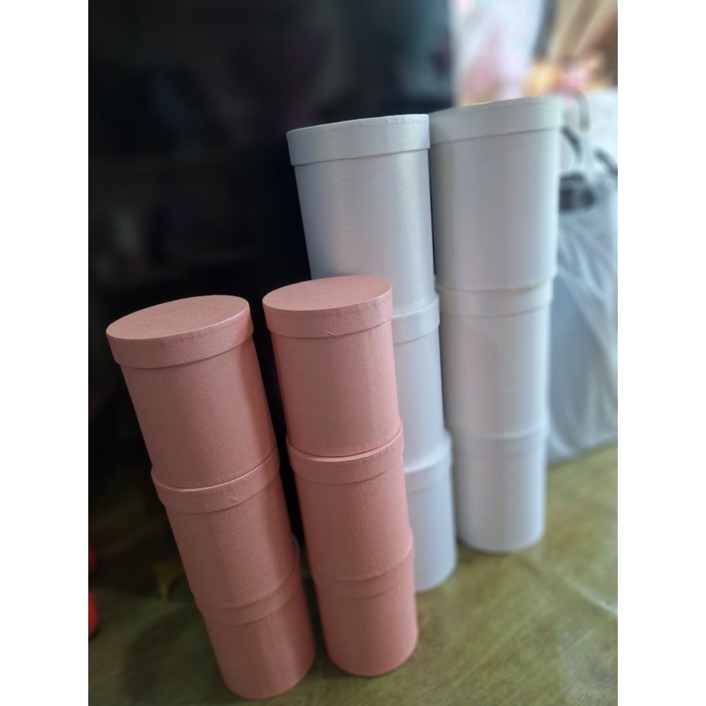 box bulat round 15x18 20x18 15x20/ bloom box/box round/ box bulat semarang/ uly craft