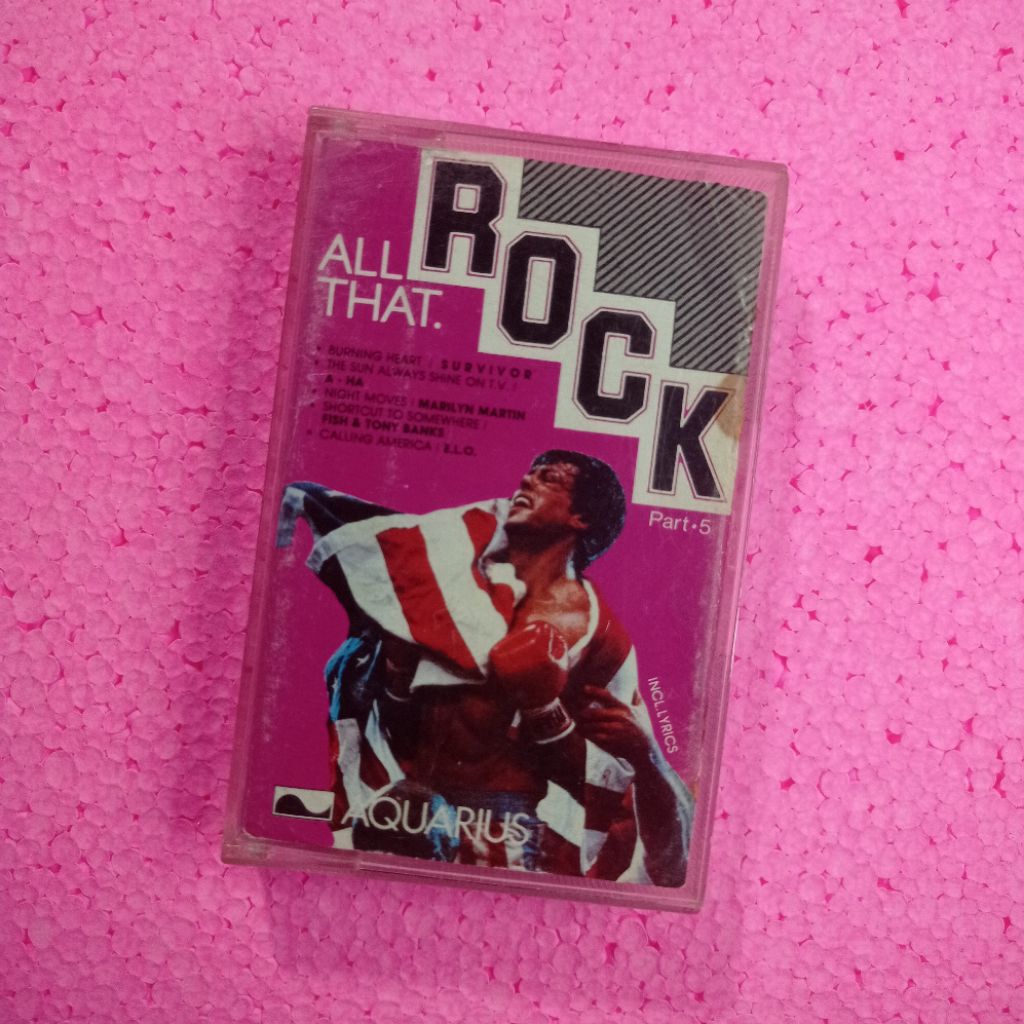 kaset pita lagu kompilasi All That Rock part 5 feat Survivor Roger Daltrey King Kobra