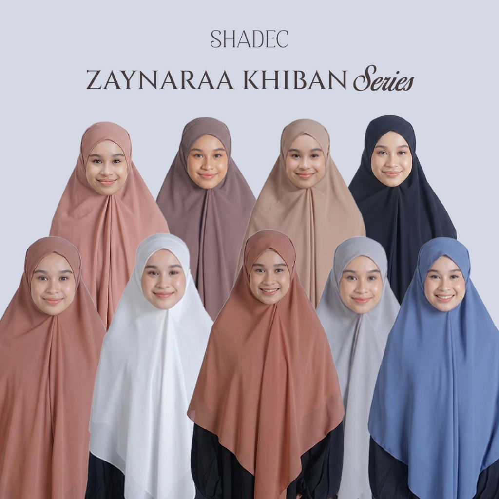 Khimar Ceruty Jilbab Instan Tanpa Pet Bergo
