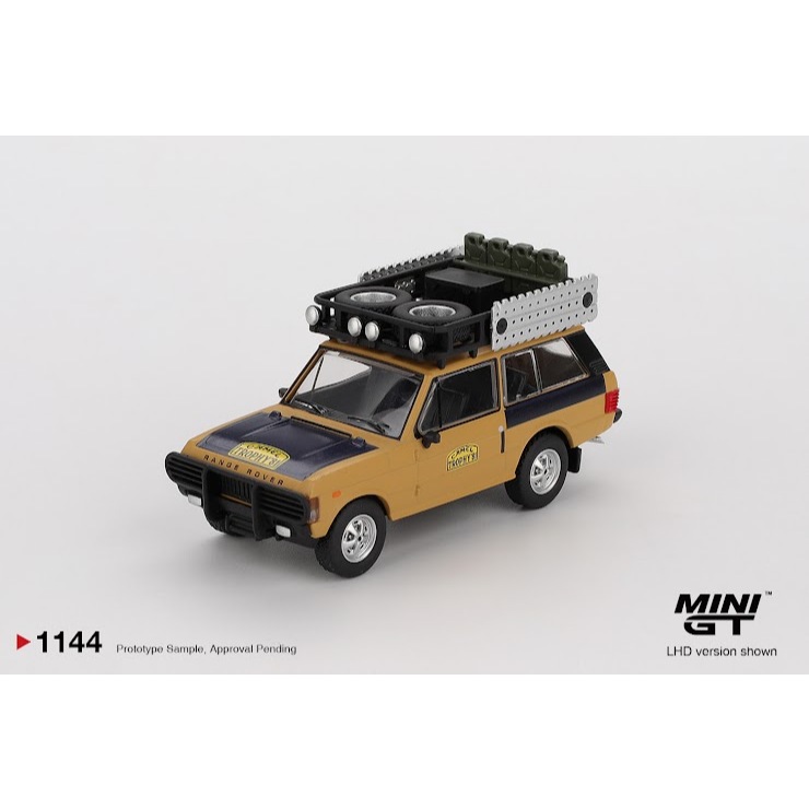 MiniGT 1/64 Range Rover 1981 Camel Trophy Sumatra C. Swoboda & K. Mentel Winner (MGT01144)