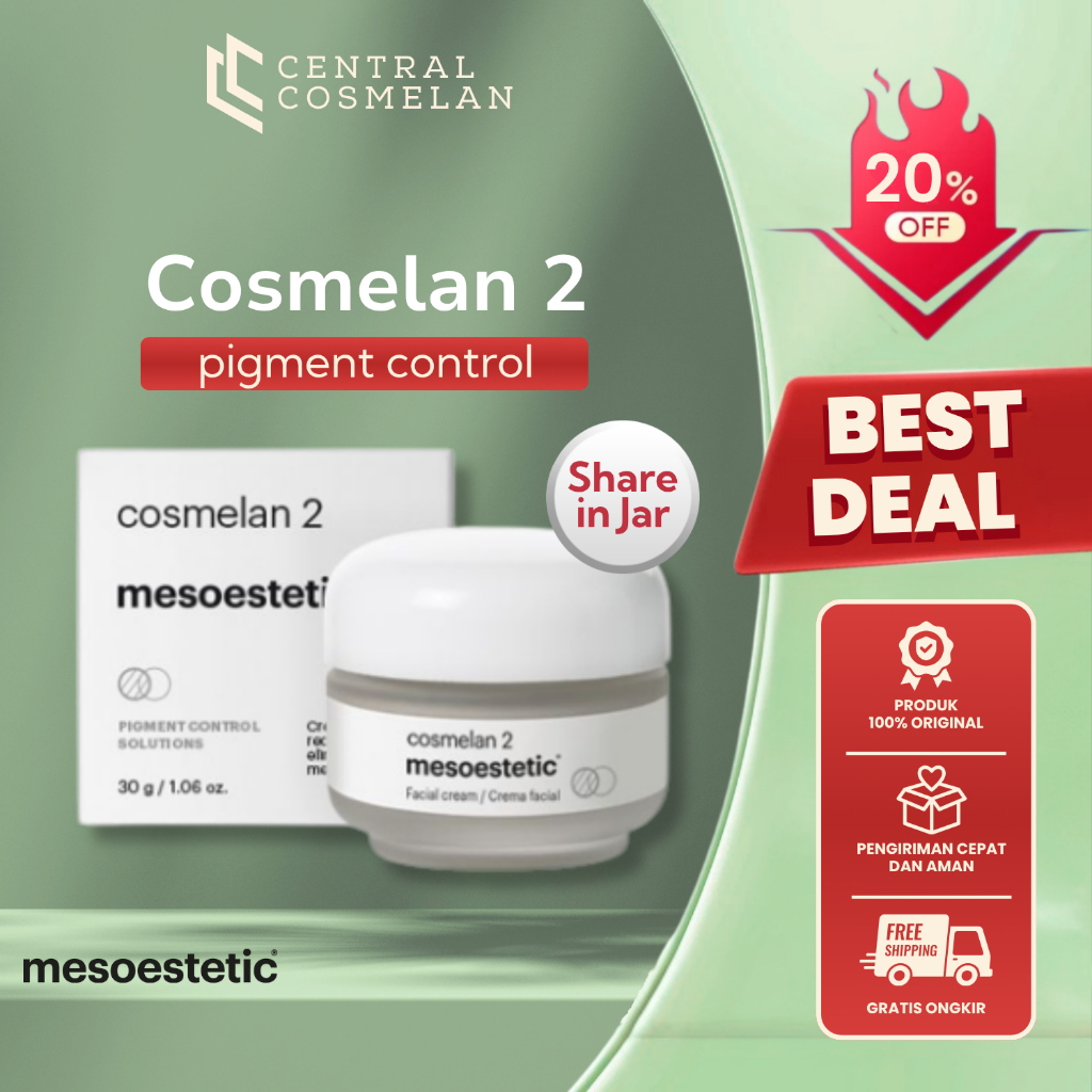 Cosmelan 2 Jar - Repack 100% Original Mesoestetic