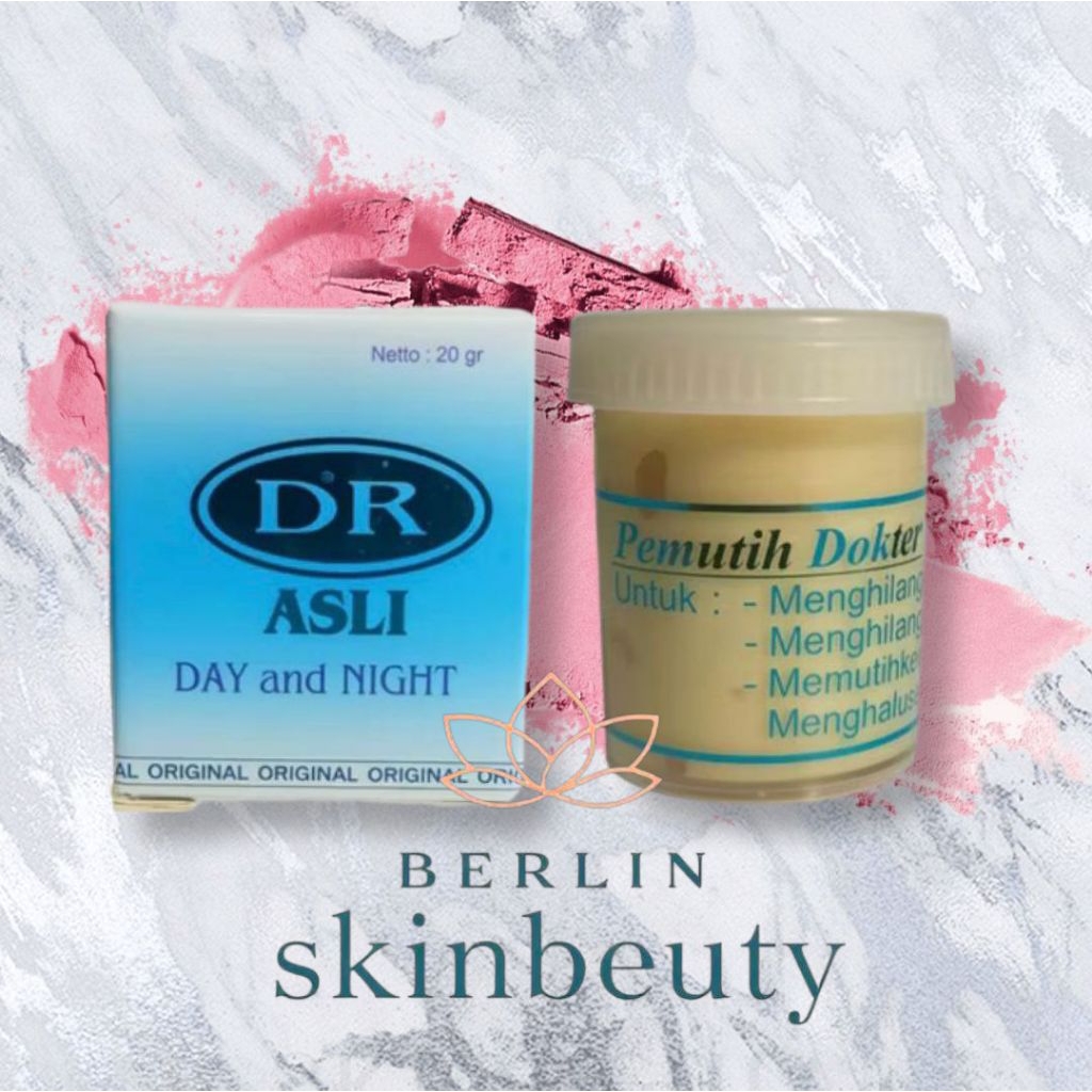 krim pemutih DR  Asli siang dan malam krim Dokter pemutih wajah