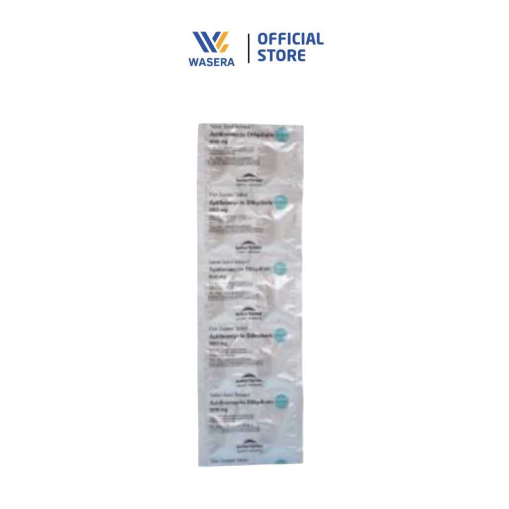 WASERA// ORIGINAL AZITHROMYCIN KF 500MG @LEMBARAN
