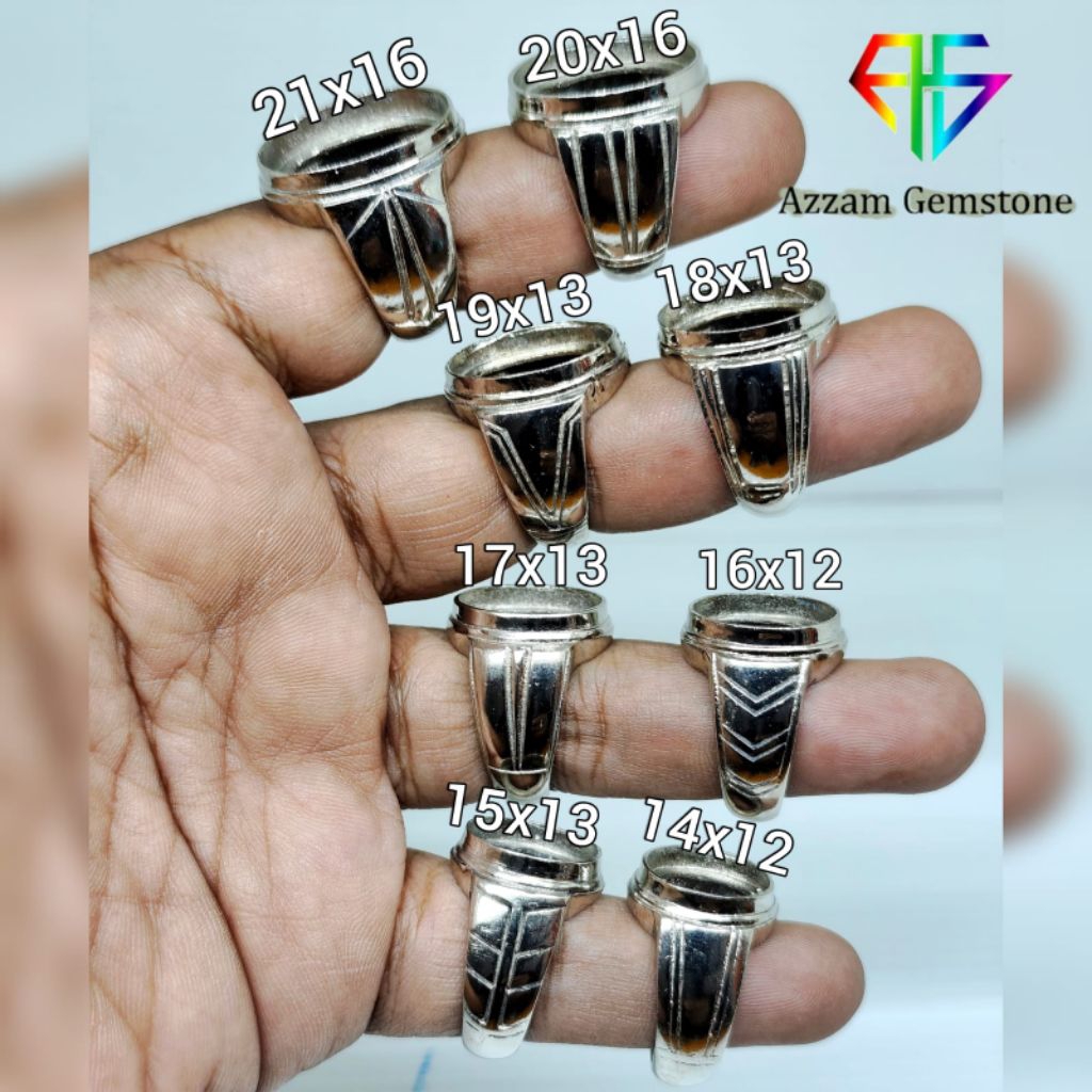 Cincin Ring Emban Alpaka Super Model T Kwanjin Tanam Harga perpcs/biji satuan  bkn Emas Perak Stainl
