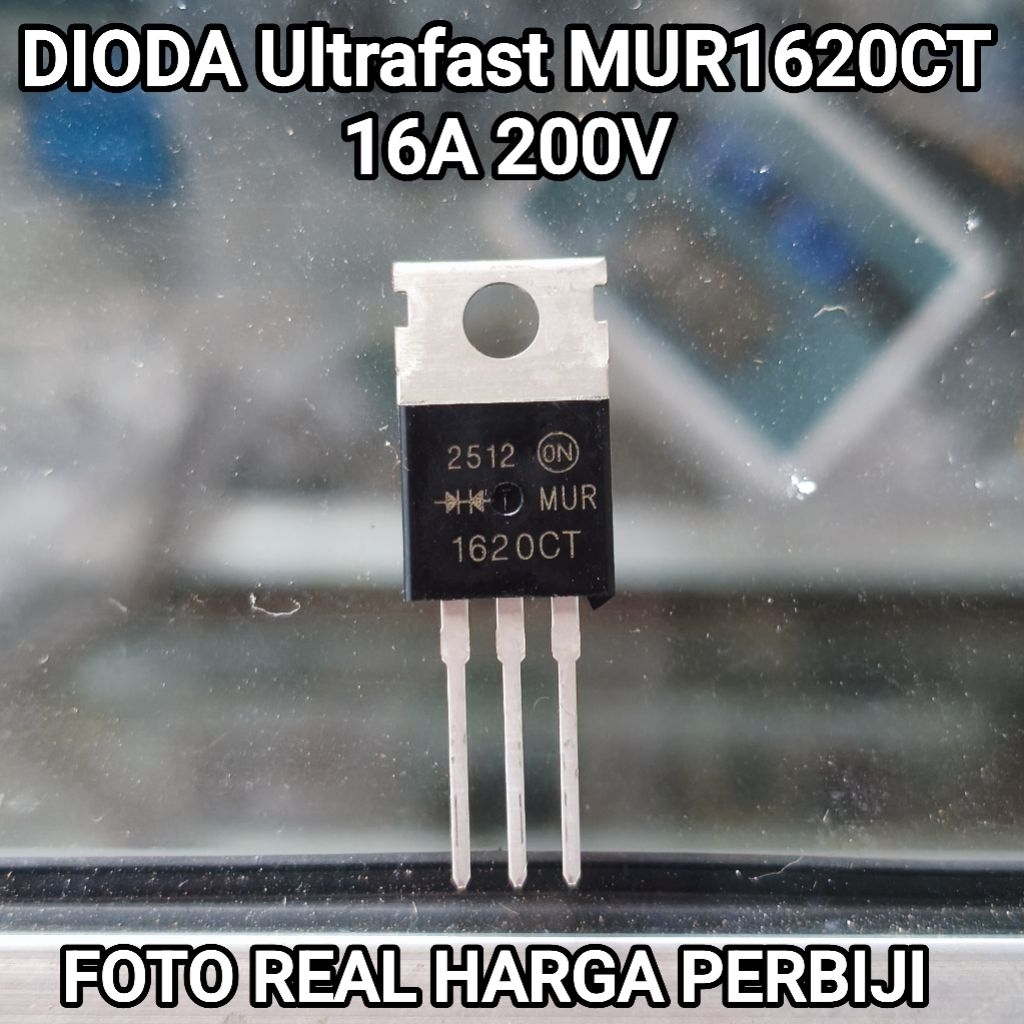 DIODA ULTRAFAST UF MUR1620CT MUR1620 MUR 1620 16A 200V ON
