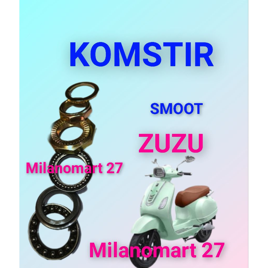 komstir motor listrik smoot zuzu kones headset komfork sepeda listrik smoot zuzu