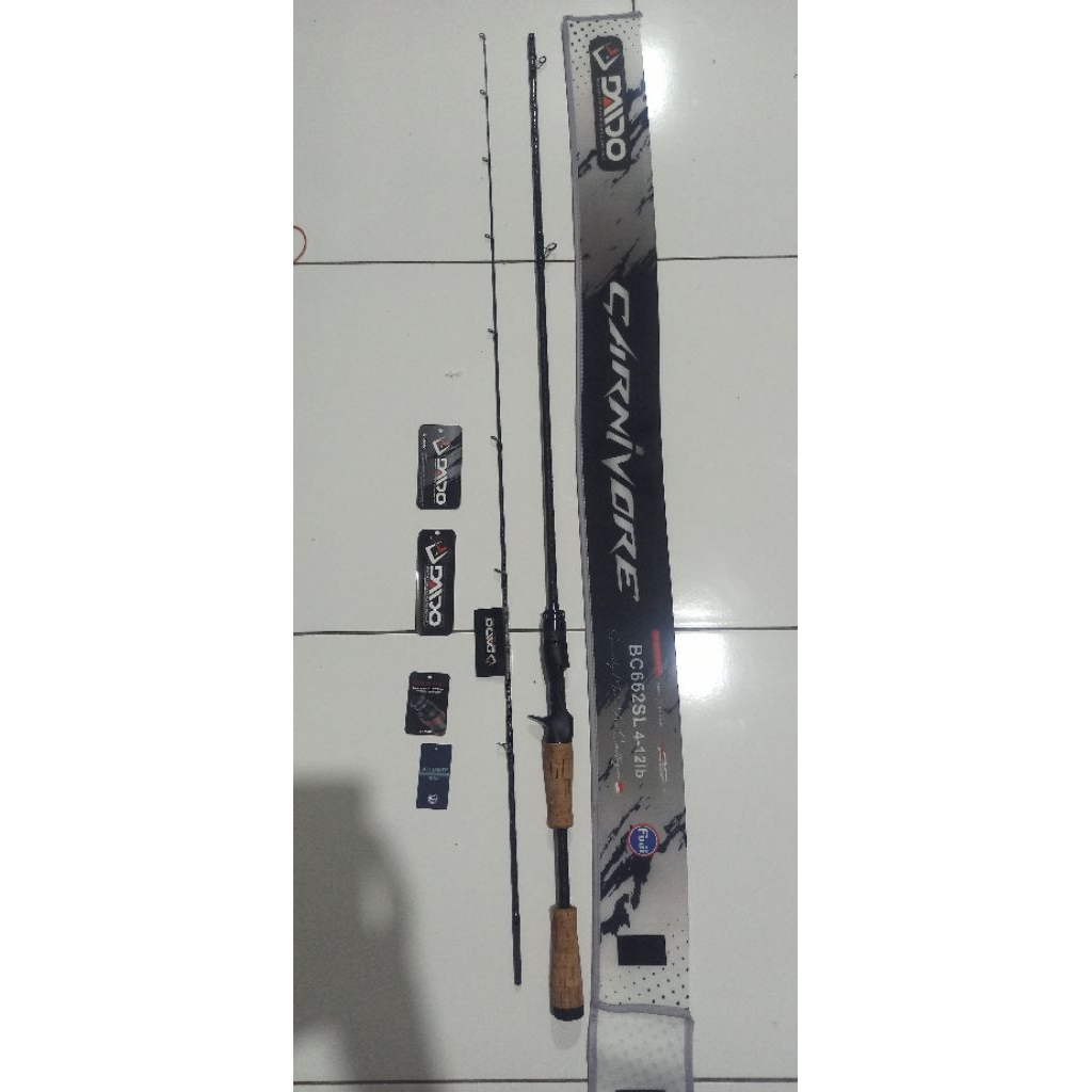 Joran daido carnivore BC 4-12 lb Bekas / second