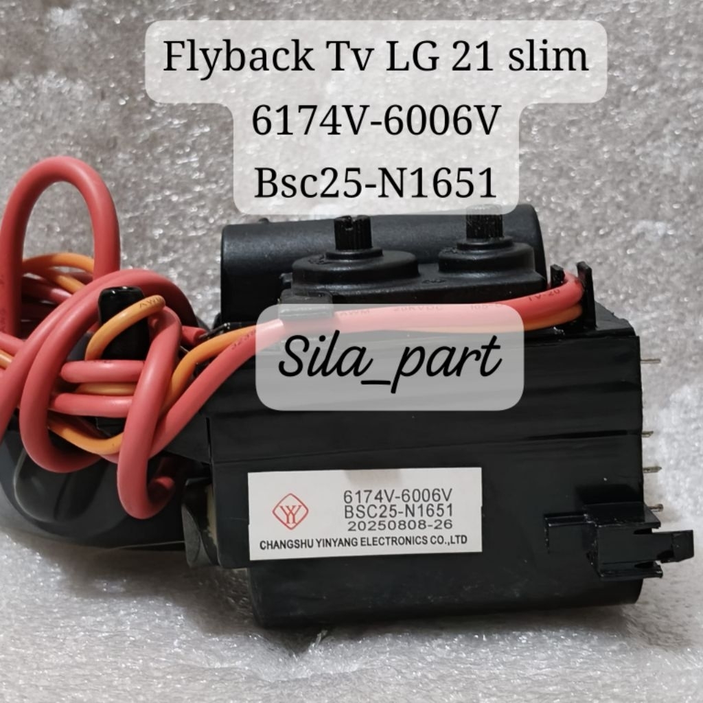Flyback Tv LG 21 inch Super slim 6174V-6006V / BSC25-N1651
