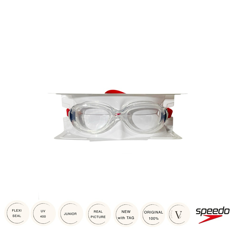 Speedo kacamata  Renang kacamata renang Anak Putih transparan kacamata Renang Speedo Original 100%