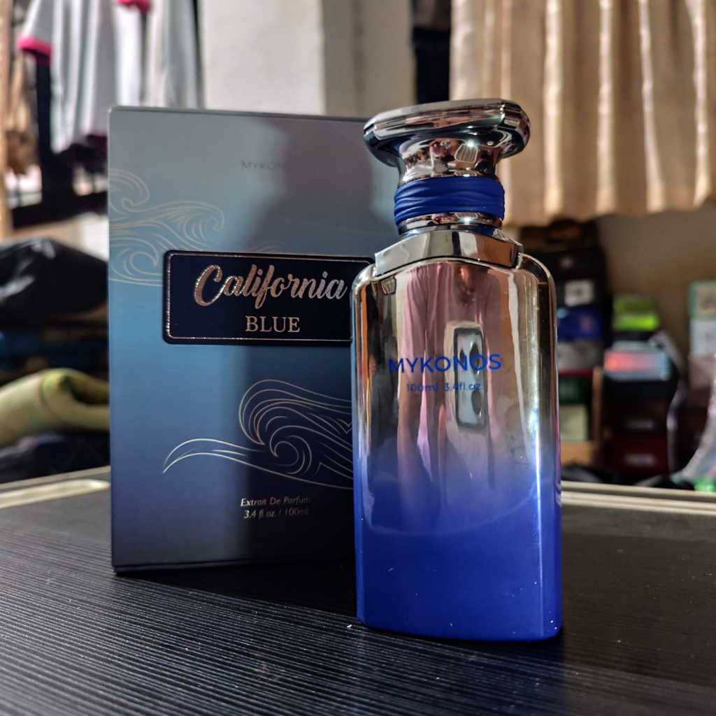 (PRELOVED) Mykonos California Blue 100ml juice 59% -+ Nego Tipis