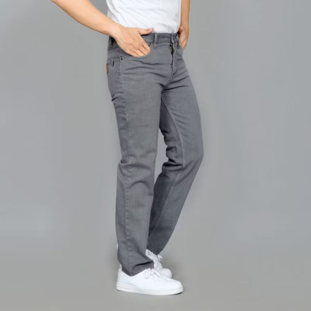 CHASTITY Celana Jeans Pria Panjang Reguler