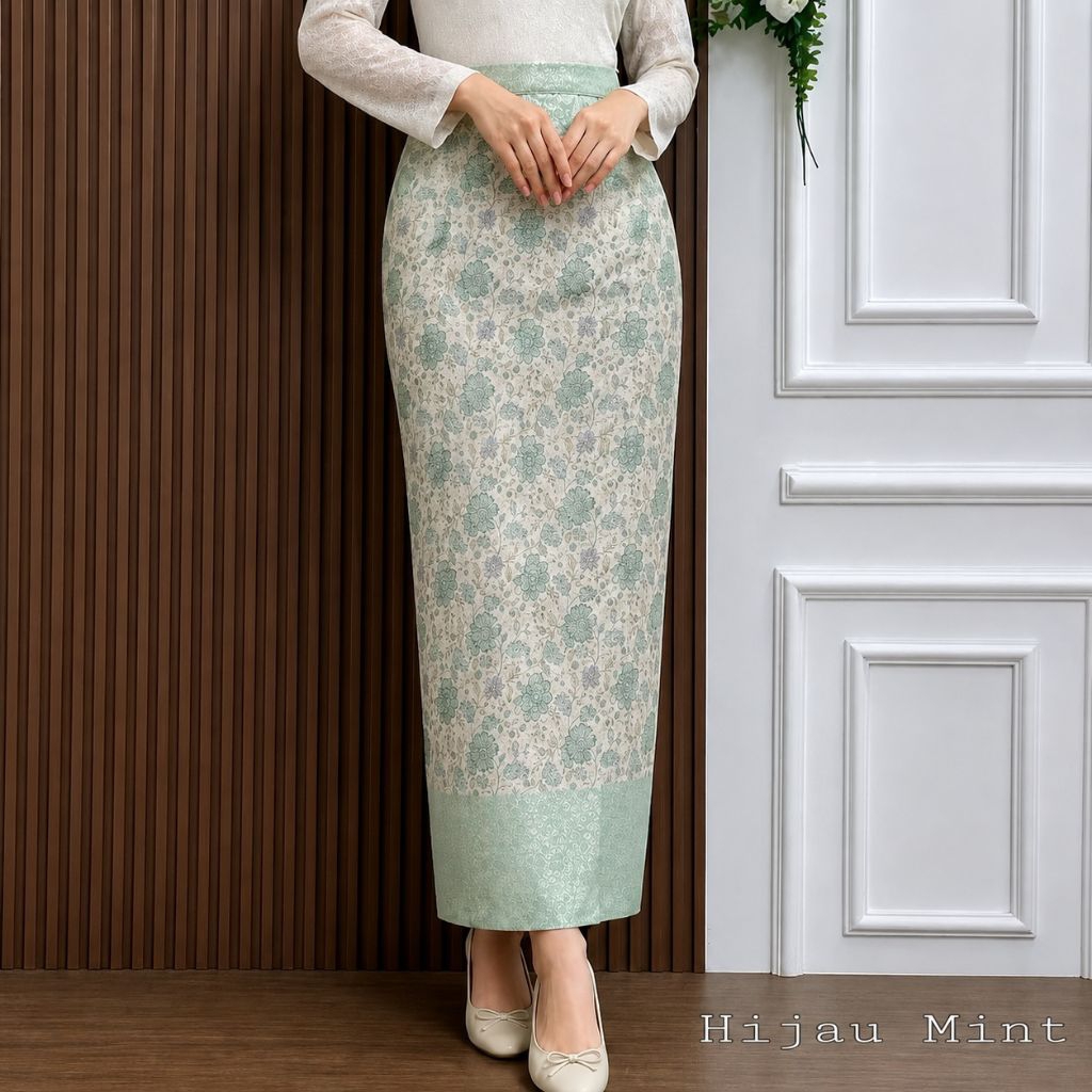 ROK SPAN SONGKET DUBAI/ rok songket PREMIUM/ rok songket soft colour