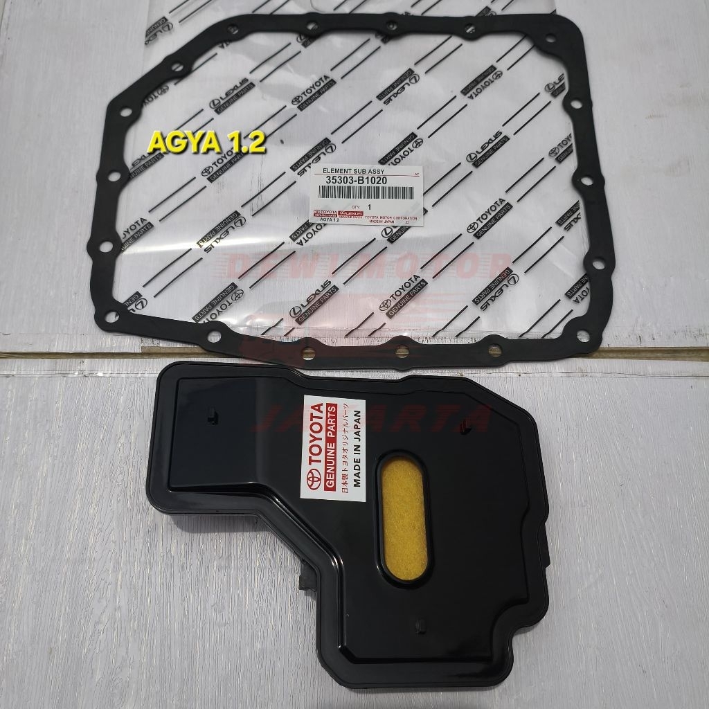 FILTER OLI TRANSMISI MATIC + PACKING FILTER OLI MATIC CALYA SIGRA AGYA AYLA 1.2CC 1200CC SIRION 3530