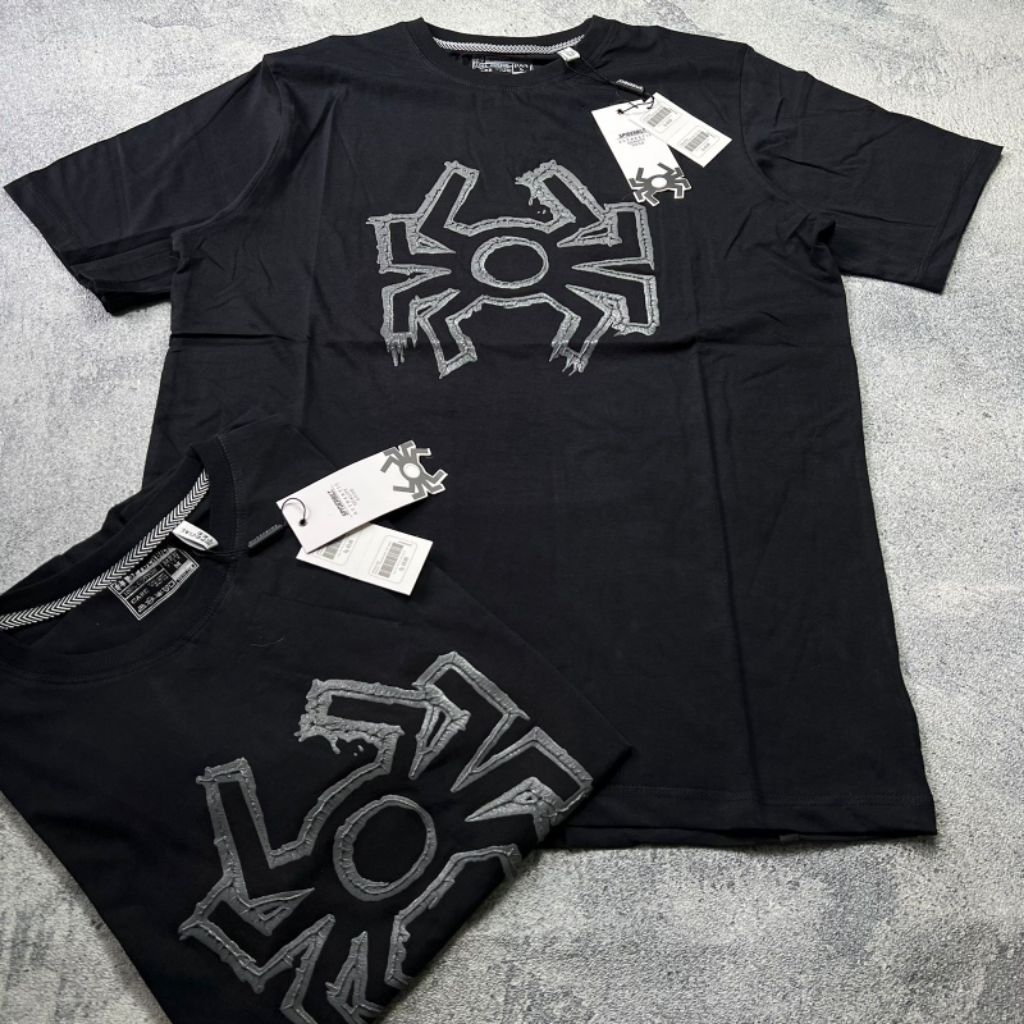 Kaos surfing pria spyderbilt 100%