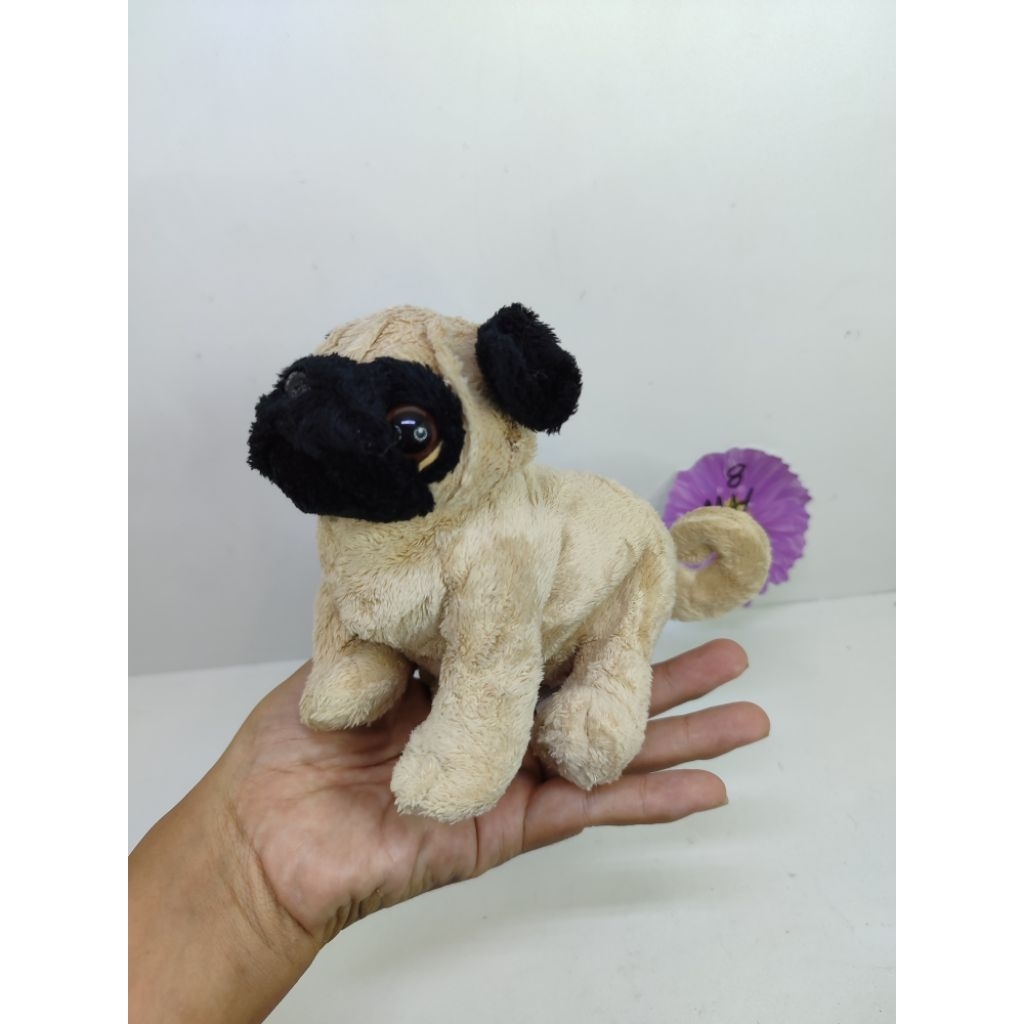 boneka anjing pug bulldog original ganz