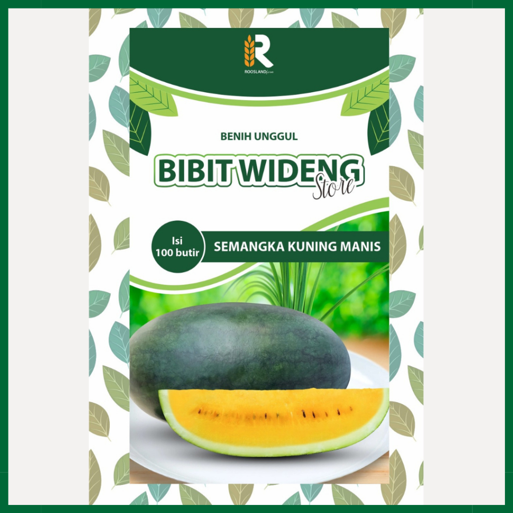 ( 100 BENIH ) SEMANGKA INUL KUNING | SEMANGKA LONJONG MANIS | SEMANGKA KUNING PANJANG