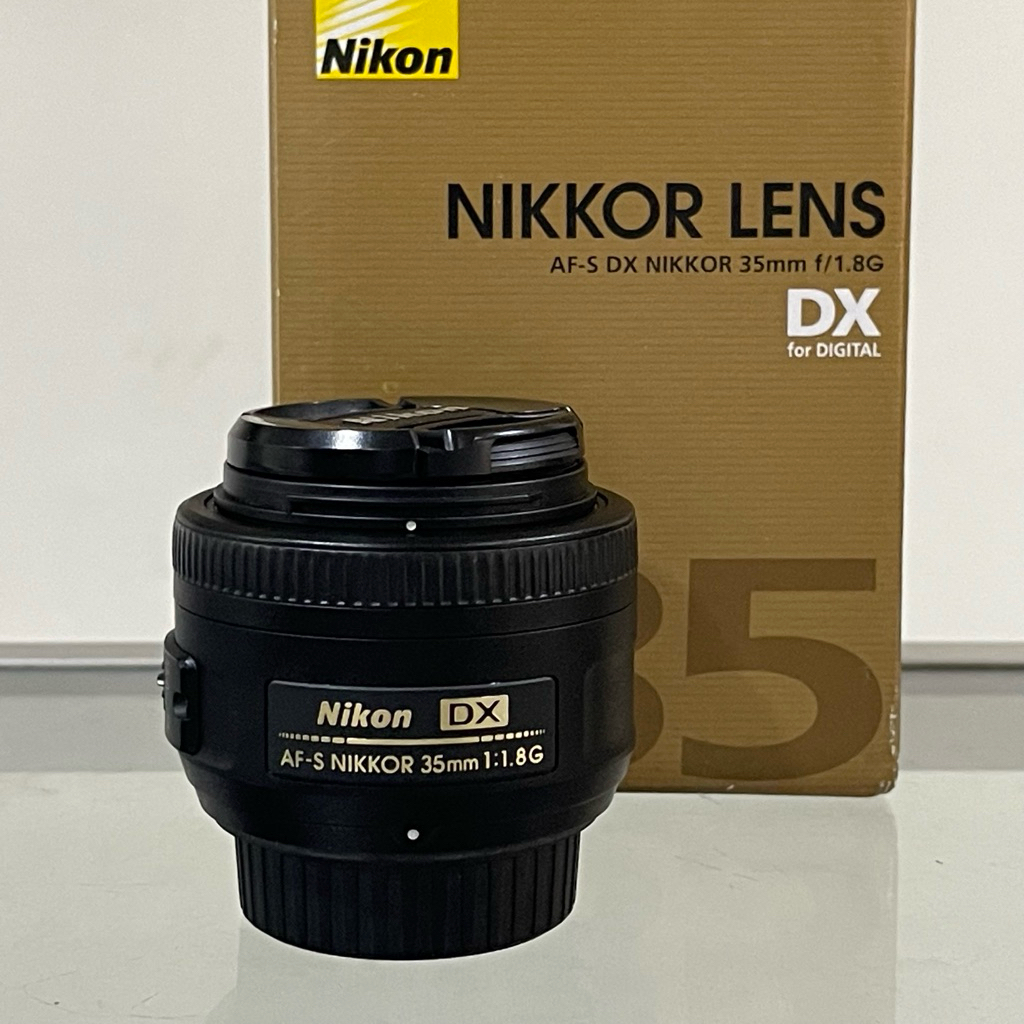 lensa nikon AFS 35mm F1.8 mulus like new