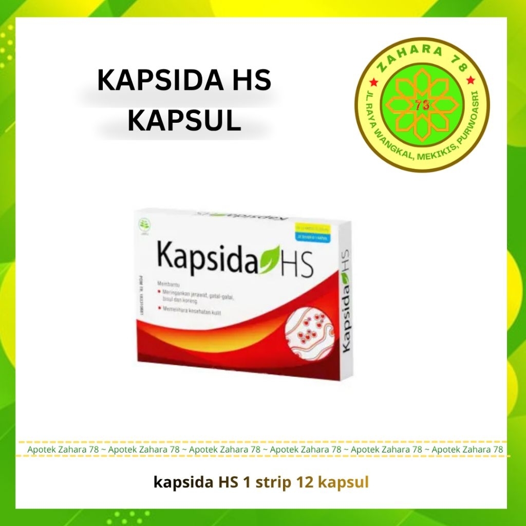 KAPSIDA HS MENGOBATI JERAWAT &  BISUL