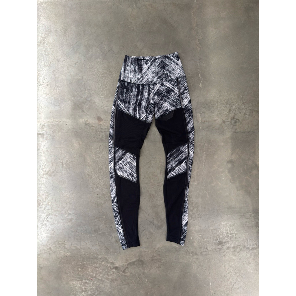 LULULEMON Mesh Print Leggings 4/S
