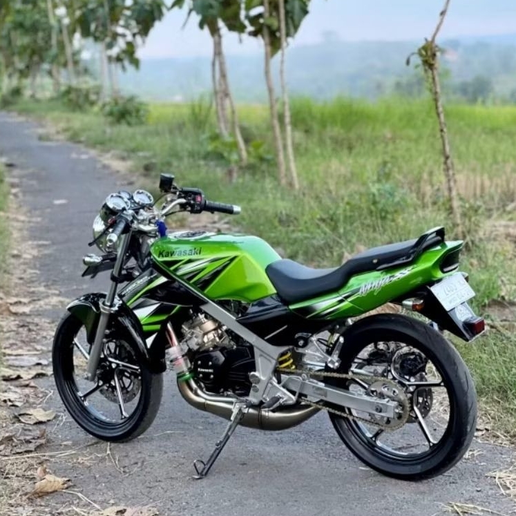 STRIPING STIKER NINJA SS TAHUN 2013 HIJAU STIKER KAWASAKI NINJA SS 2013 HIJAU
