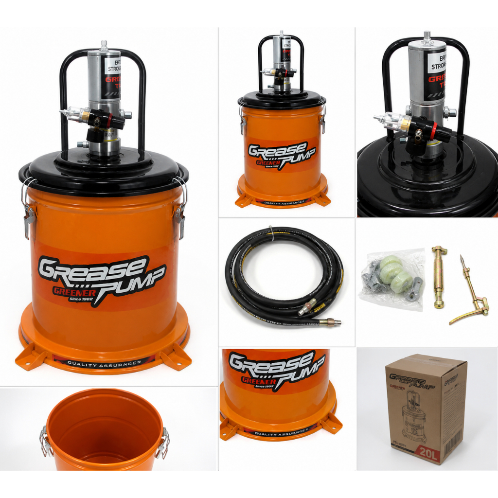 Pneumatic Grease Pump GRENEER 12 Liter Alat Pelumas Pneumatic Grease
