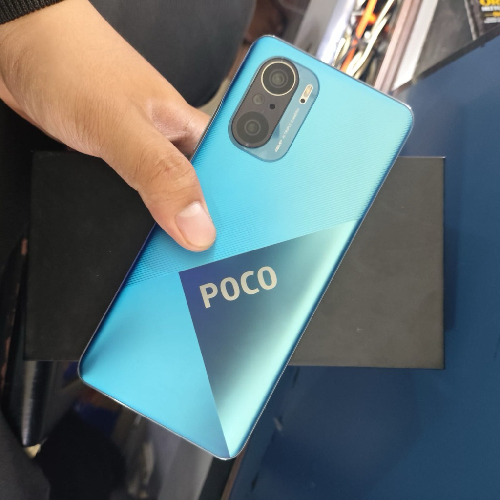 Poco f3 ram 8/256 second fullset original termurah
