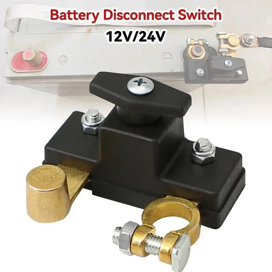 Sakelar Cut Off Aki Mobil 12V 24V 100A Battery Disconnect Switch