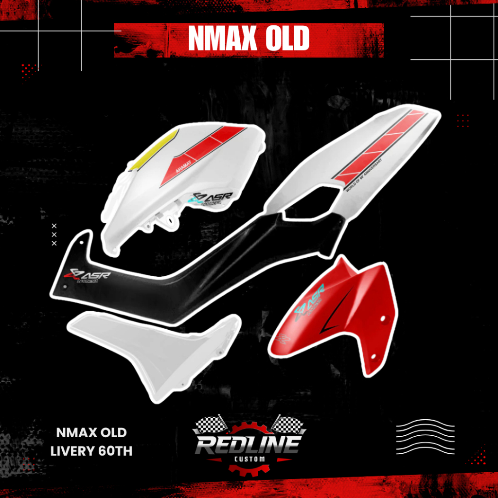 Stiker Transparan NMAX OLD LIVERY 60th YAMAHA