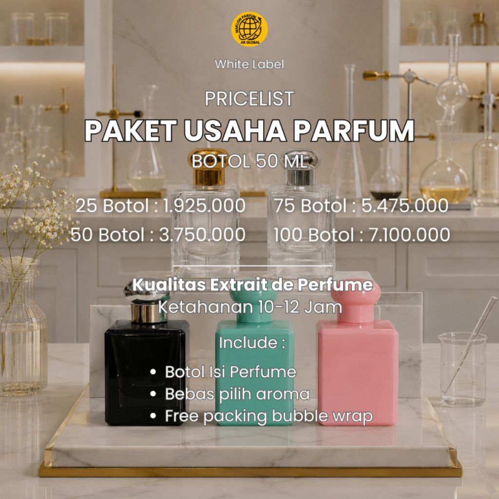 Maklon Parfum Tanpa Label Kualitas Extrait