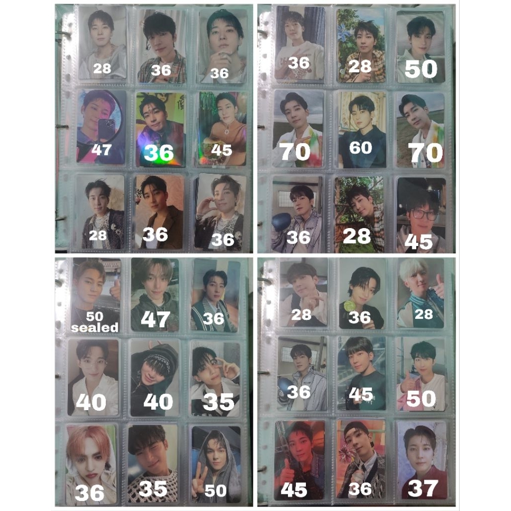 Photocard Seventeen KPOP Seungcheol Jeonghan Joshua Wonwoo Jun Hoshi Woozi Mingyu Dokyeom The8 Seung