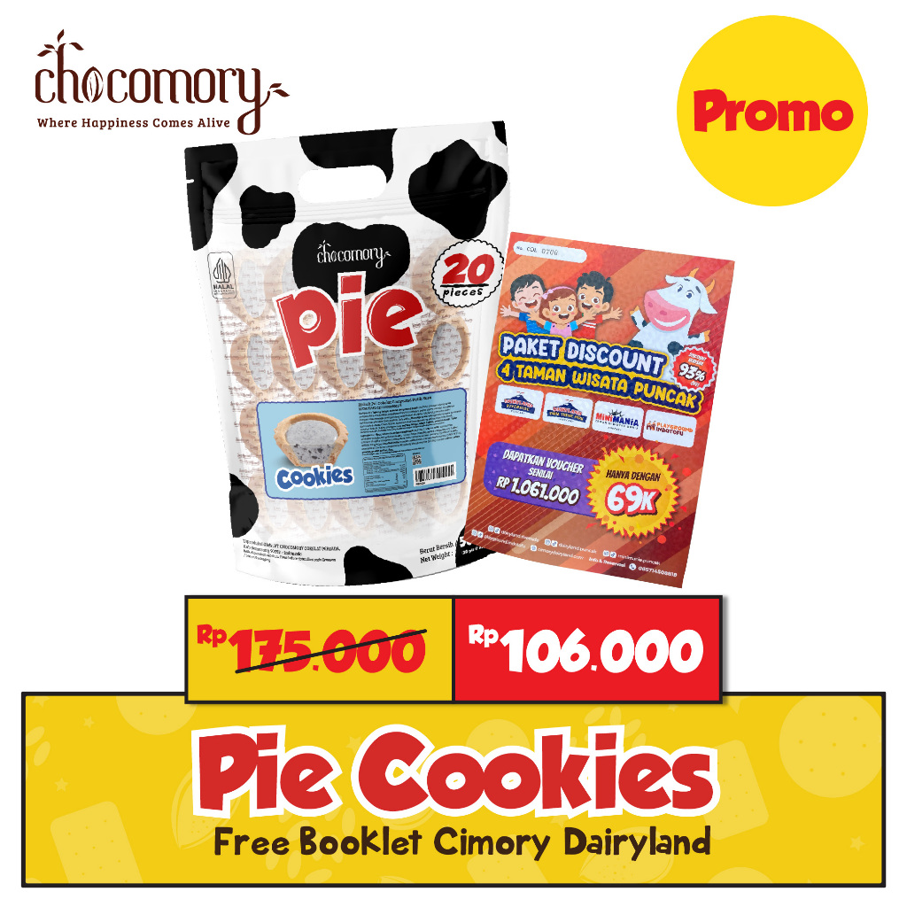 Pie Cookies N Cream Isi 20  Free  Cimory Dairyland