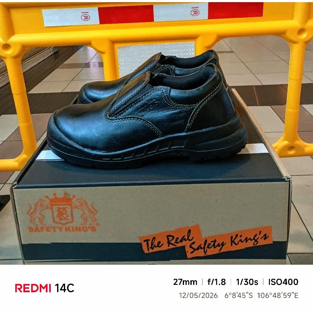 Sepatu safety King's KWD 807-X (Safety Shoes) Model Slip-On Original