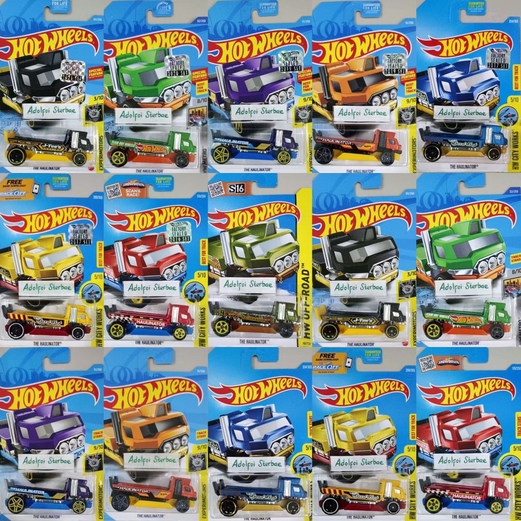 hotwheels hot wheels the haulinator factory sealed special feature experimotors race off game hw met