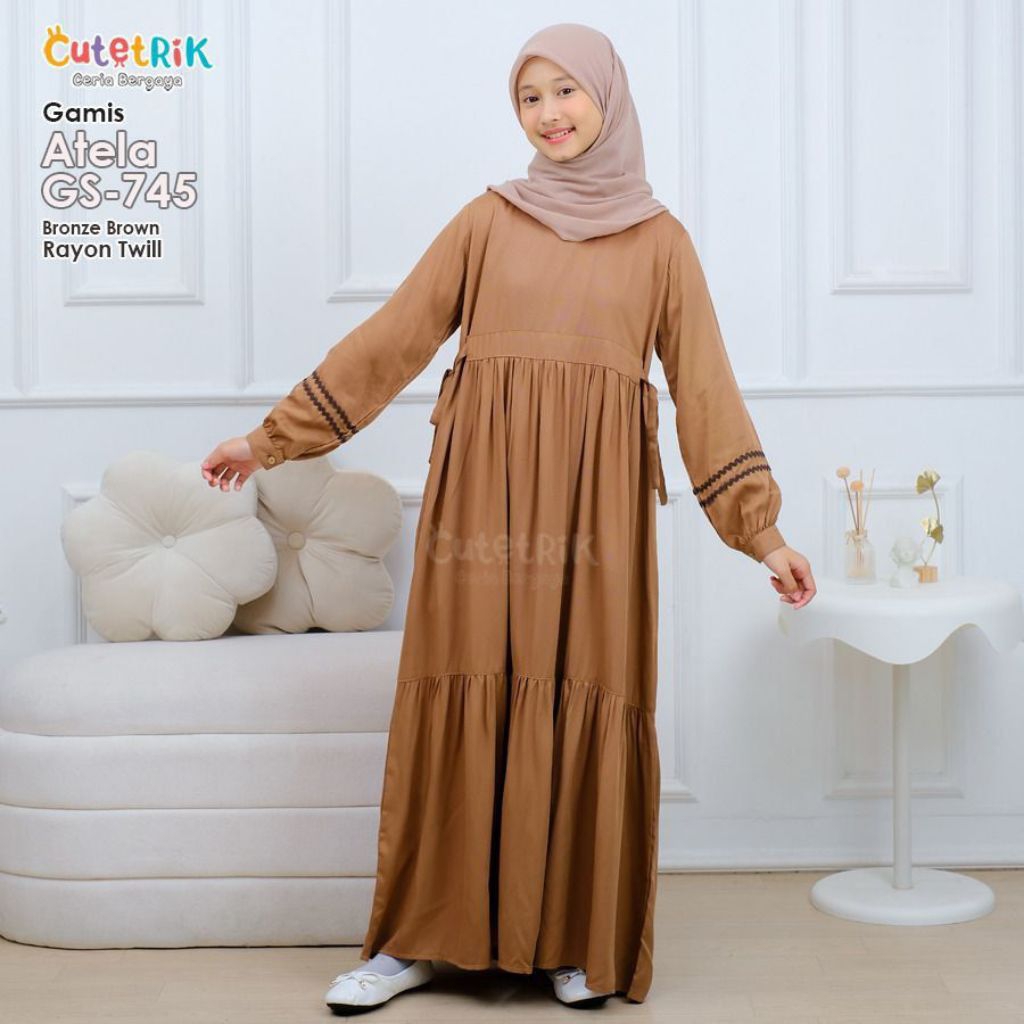 Rumah Gamis Anak/Cutetrik Gamis kekinian/Cutetrik Gamis Terbaru/Cutetrik Gamis trendy/Cutetrik Gamis