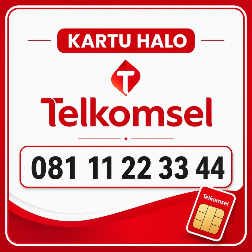 Nomor Cantik halo 10 Digit Telkomsel 11223344