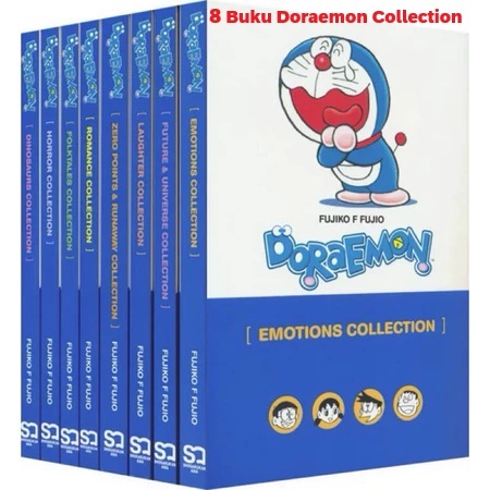 Doraemon Collection English Manga 8 Books - Komik Doraemon Inggris 8 Buku Student Edition