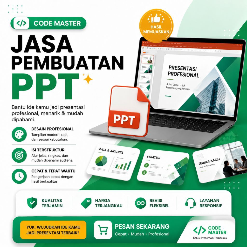 Jasa Pembuatan PPT